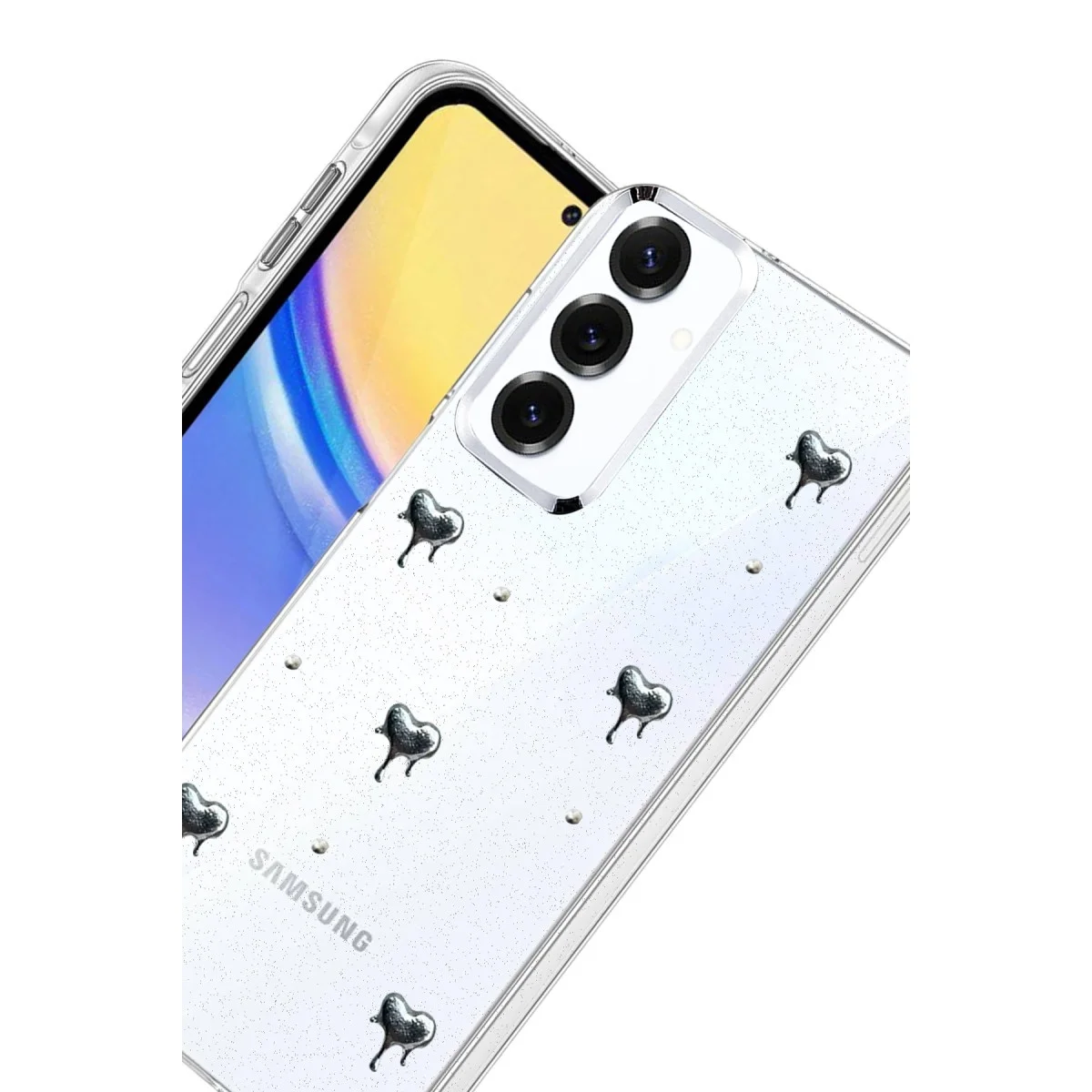 Samsung Galaxy A34 5g Fiyonk Desenli Kapak - Desen 1 görsel 3