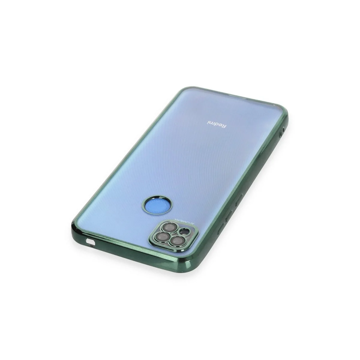 Xiaomi Redmi 9c Kılıf Razer Lensli Silikon - Yeşil görsel 3