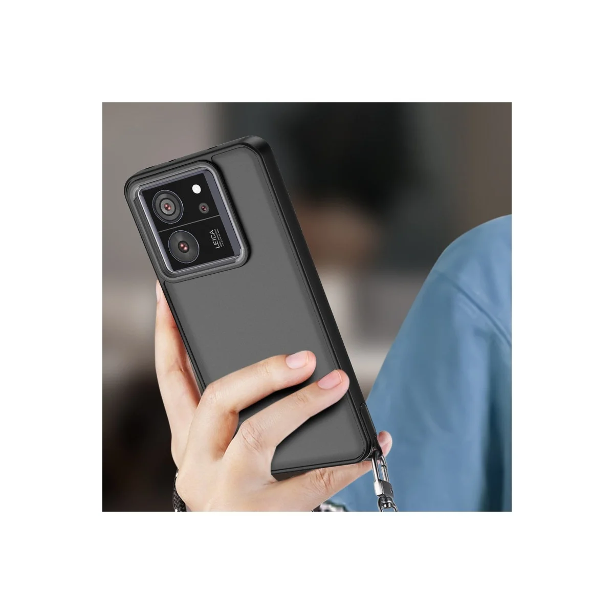 Xiaomi Mi 13t Kılıf Elegant Kapak - Pudra görsel 2