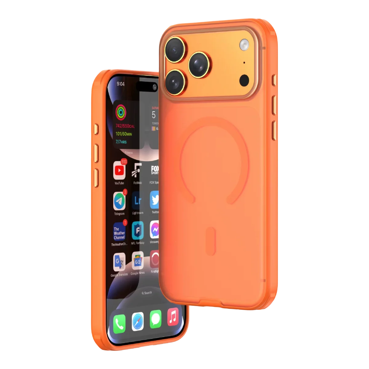 Joko Apple iPhone 18 Pro Max/17 Pro Max Mim Magsafe Kapak - Turuncu