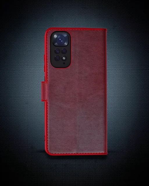 Xiaomi Redmi Note 11 Pro Kılıf Trend S Plus Kapaklı Kılıf - Yeşil