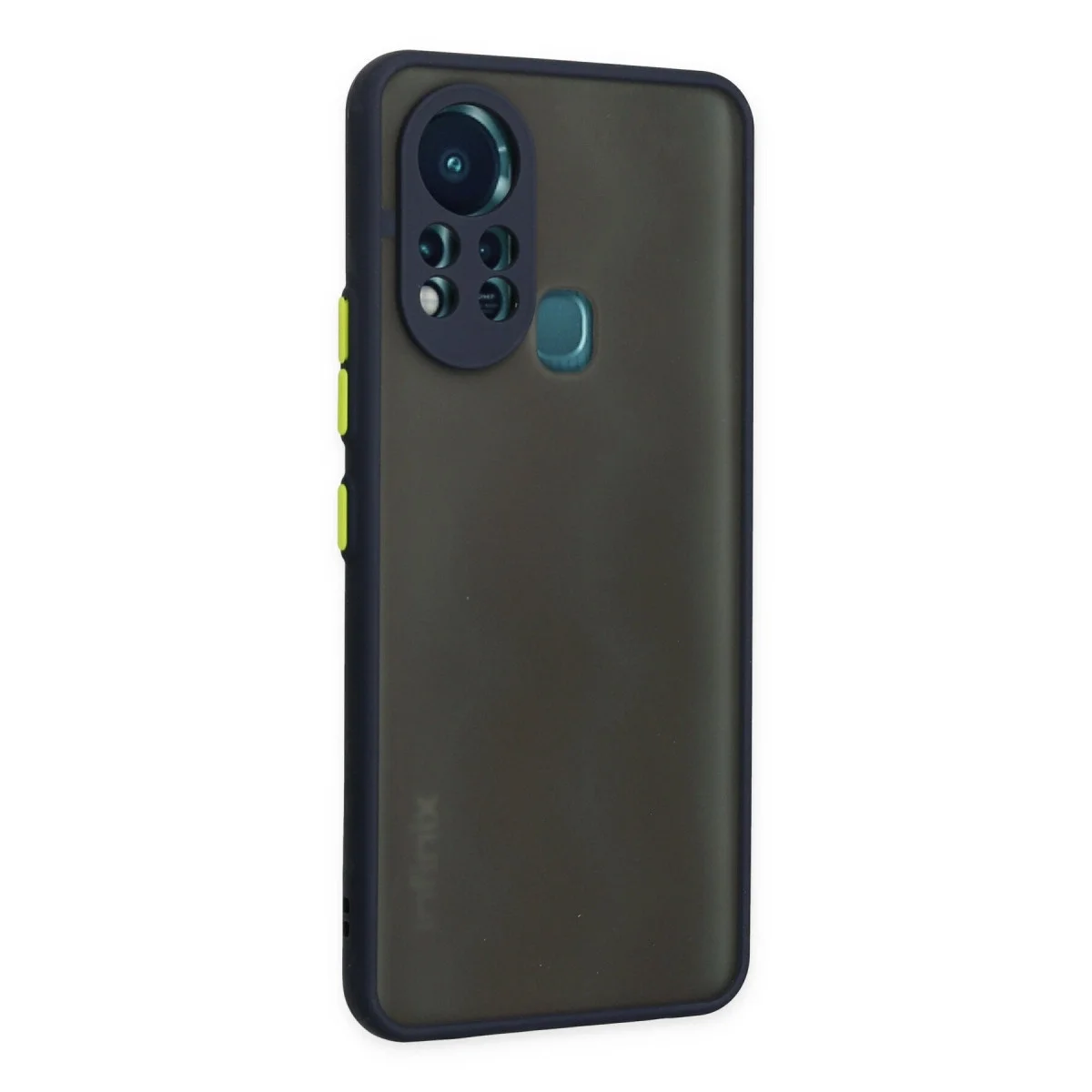 İnfinix Hot 11s Kılıf Montreal Silikon Kapak - Lacivert görsel 2