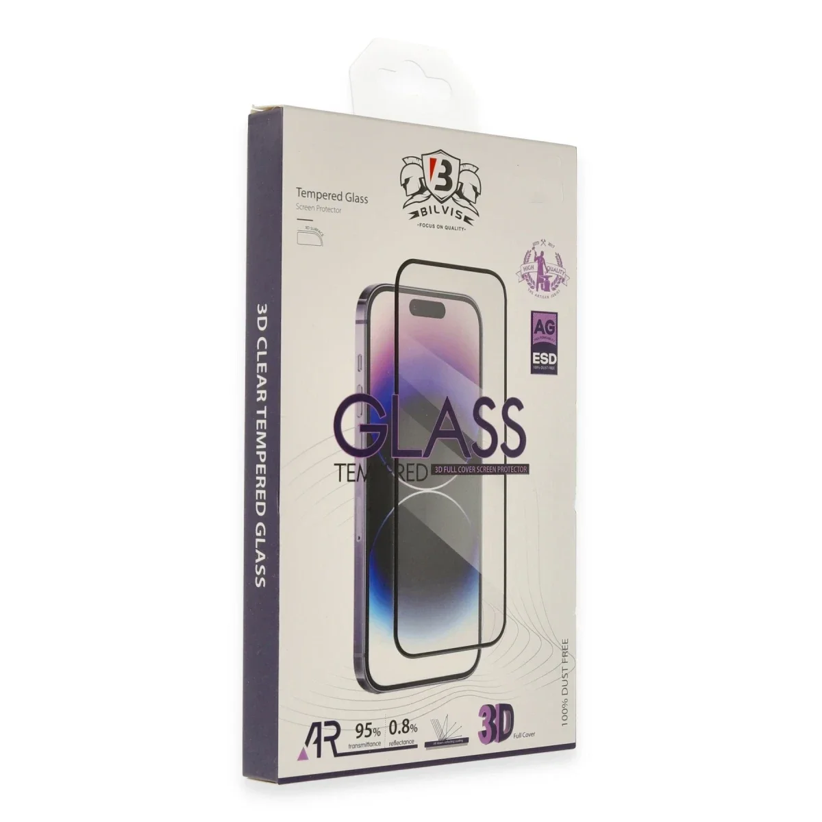 Apple iPhone 15 Pro Bilvis 3D Cam Ekran Koruyucu