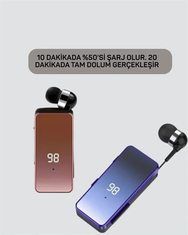 Ultra Hızlı Şarj Özellikli Type-C Bluetooth Kulaklık – 10 Dakikada %50 Şarj, 20 Dakikada Tam Dolum Yeni Nesil görsel 3