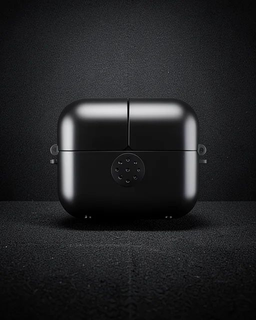 Apple Airpods 3 (3.nesil) Basmalı Kılıf - Siyah