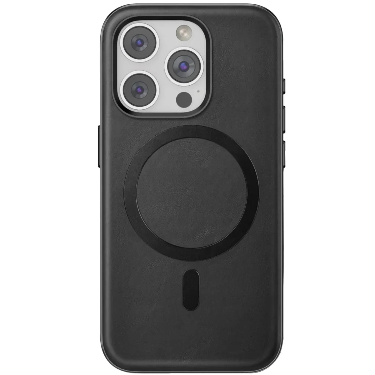 Venco Apple iPhone 15 Pro Max Puskas Magsafe Kapak - Siyah görsel 2