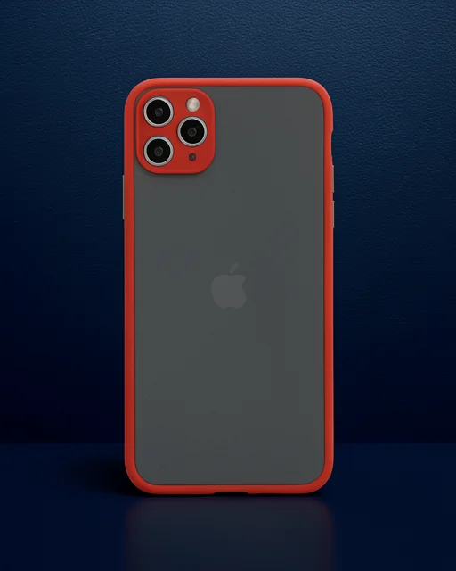Apple İphone 11 Pro Max Kılıf Montreal Silikon Kapak - Kırmızı