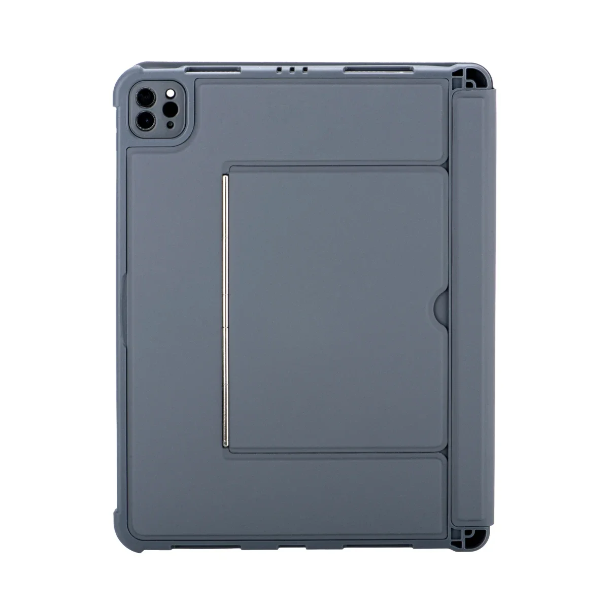 Apple T5510D iPad Pro 13 (2024) Kılıf Palermo Ledli Klavyeli Standlı Tablet Kılıfı - Siyah görsel 3