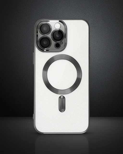 Apple İphone 15 Pro Max Kılıf Kross Magneticsafe Kapak - Titan Gri