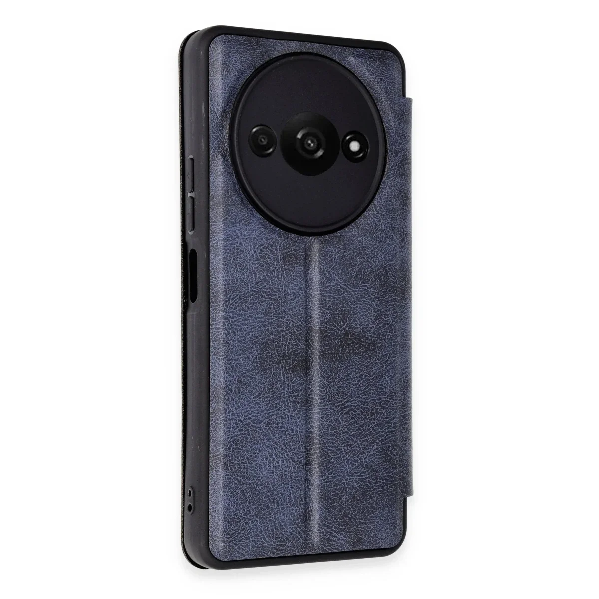 Xiaomi Redmi A3 4G Kılıf Flip Cover - Lacivert görsel 2
