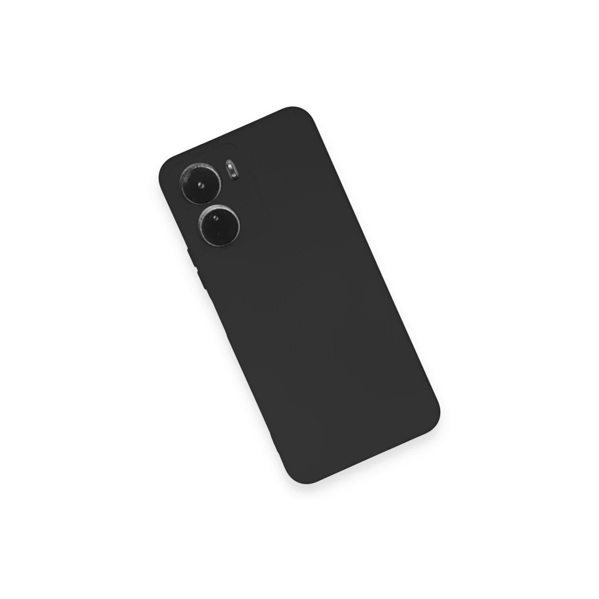Vivo Y16 Kılıf Nano İçi Kadife Silikon - Siyah görsel 3