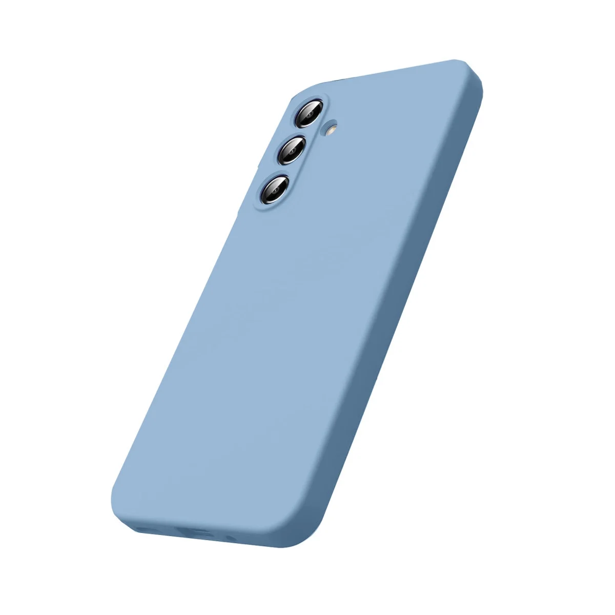 Samsung Galaxy A17 5g Nano İçi Kadife Silikon - Mavi görsel 3