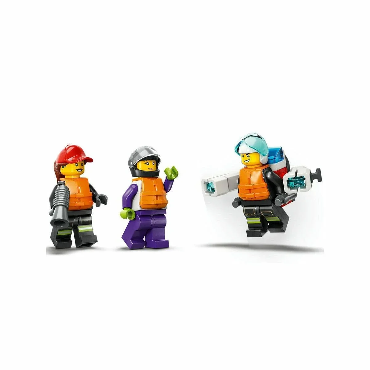 60373 Lego City - İtfaiye Kurtarma Teknesi 144 parça +5 yaş görsel 4