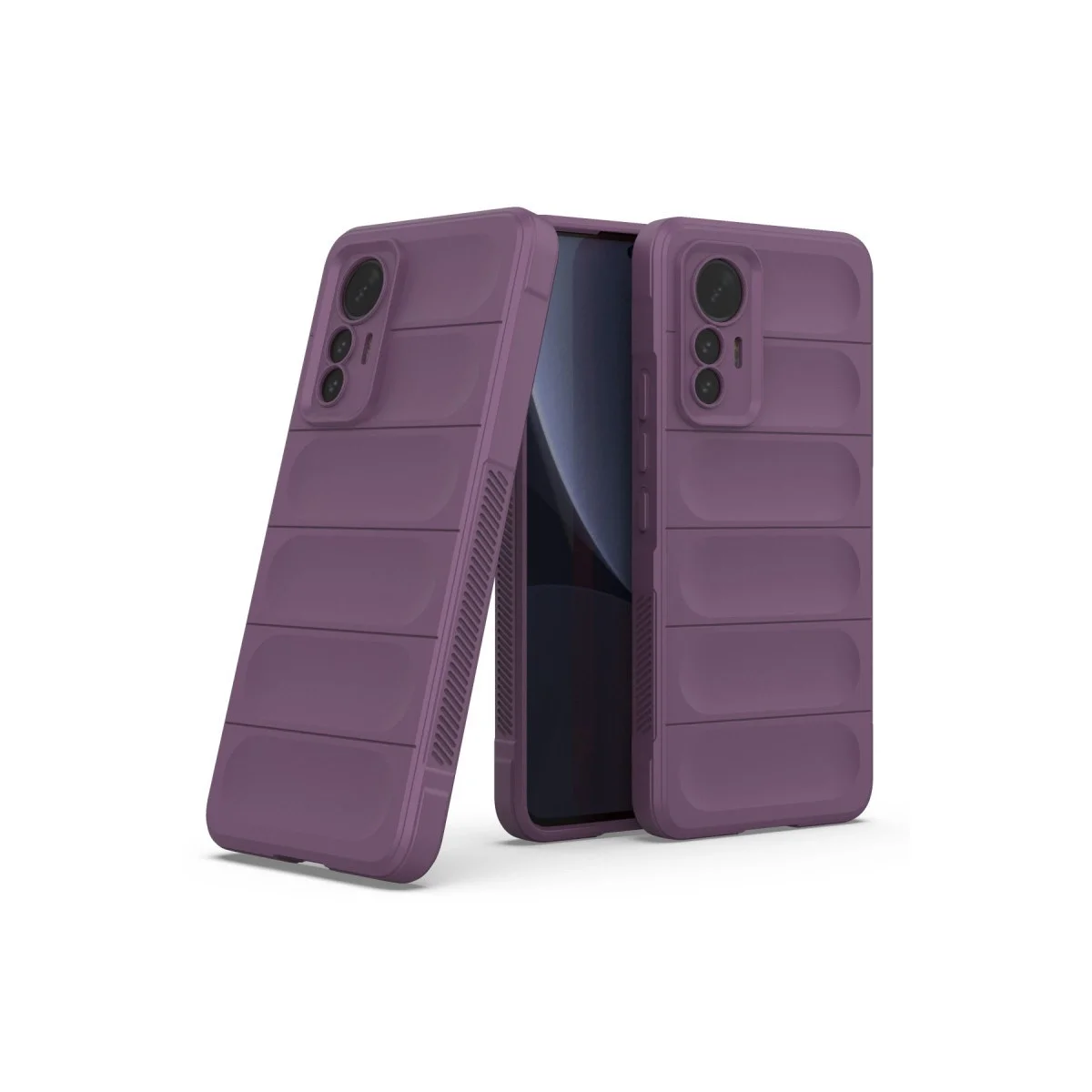 Xiao 12 Lite Kılıf Optimum Silikon - Mor görsel 2