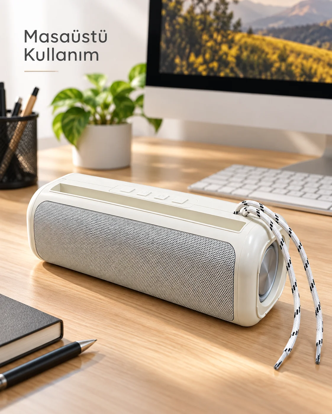 Güçlü Ses Çıkışlı Bluetooth Kablosuz Hoparlör USB Girişli ve TF Kart Destekli
