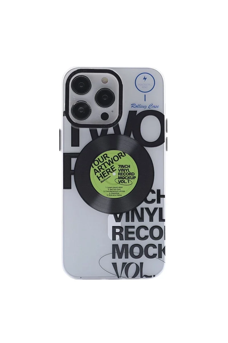 Apple iPhone 14 Pro Kılıf Apollo Magneticsafe Desenli Kapak - Apollo Şeffaf - 5 görsel 3