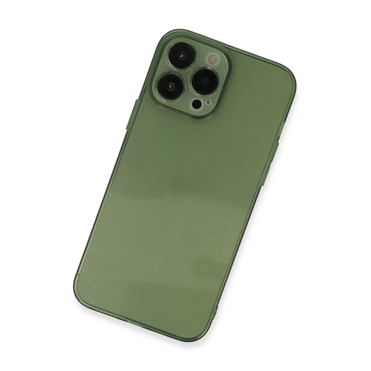 Apple İphone 13 Pro Kılıf Fly Lens Silikon - Yeşil görsel 3