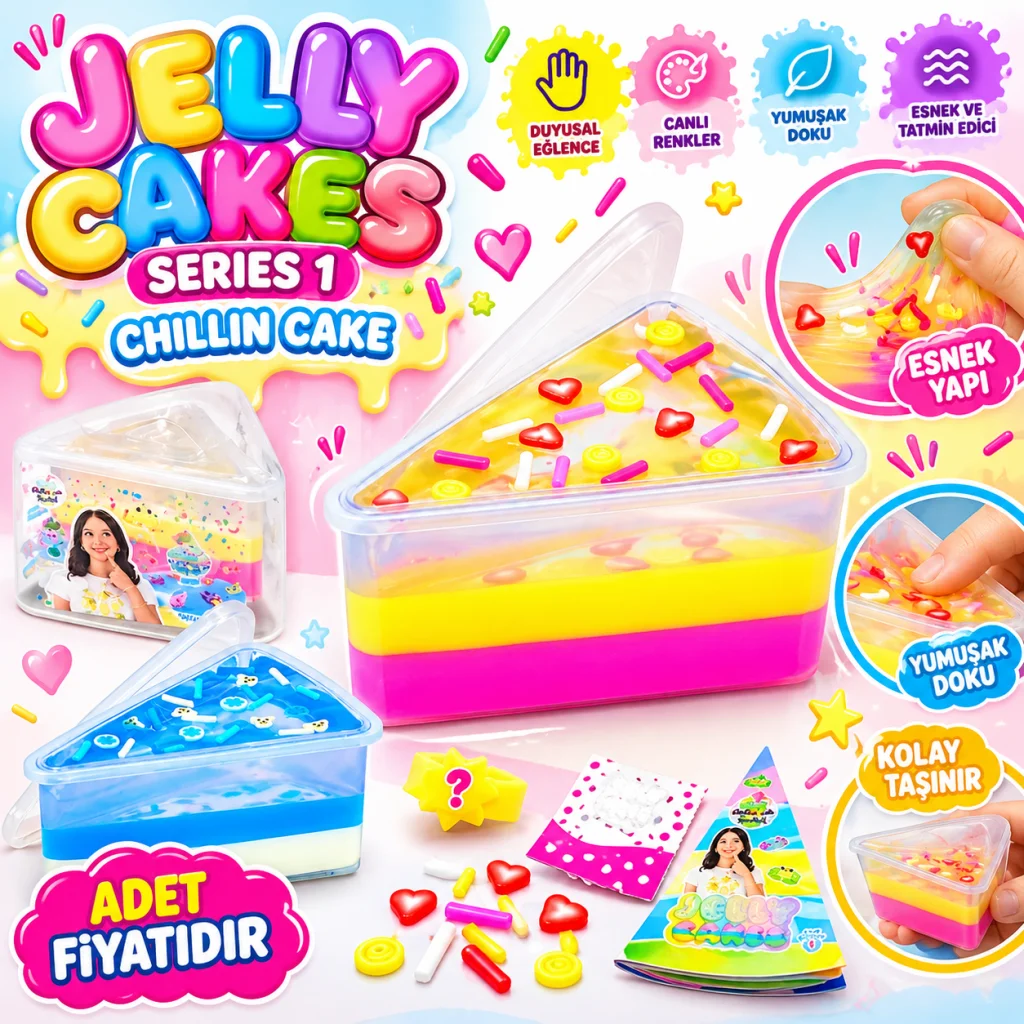 Jelly Cakes Series 1 Chillin Cake (adet fiyatıdır)