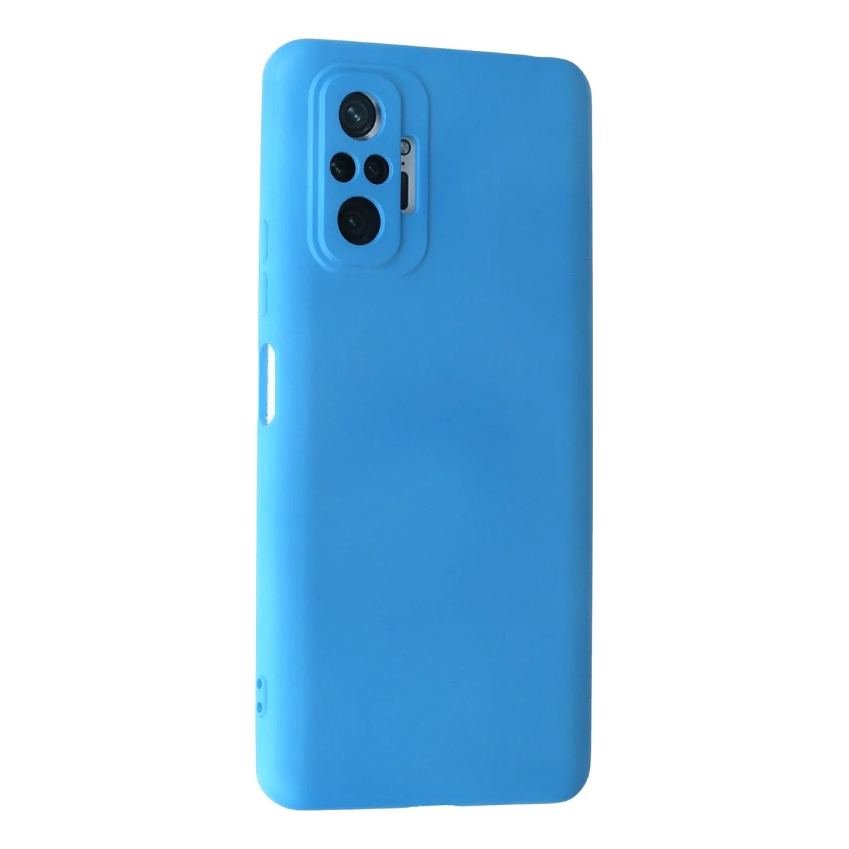 Xiaomi Redmi Note 10 Pro Kılıf Nano İçi Kadife Silikon - Mavi görsel 2