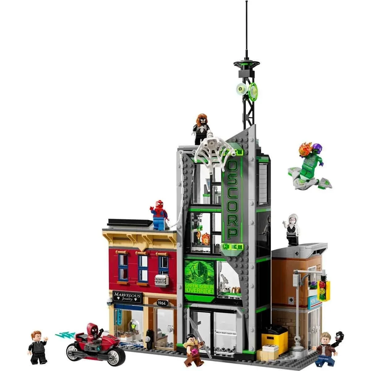 76324 Lego Marvel Örümcek Adam, Oscorpa Karşı 808 parça +10 yaş görsel 3