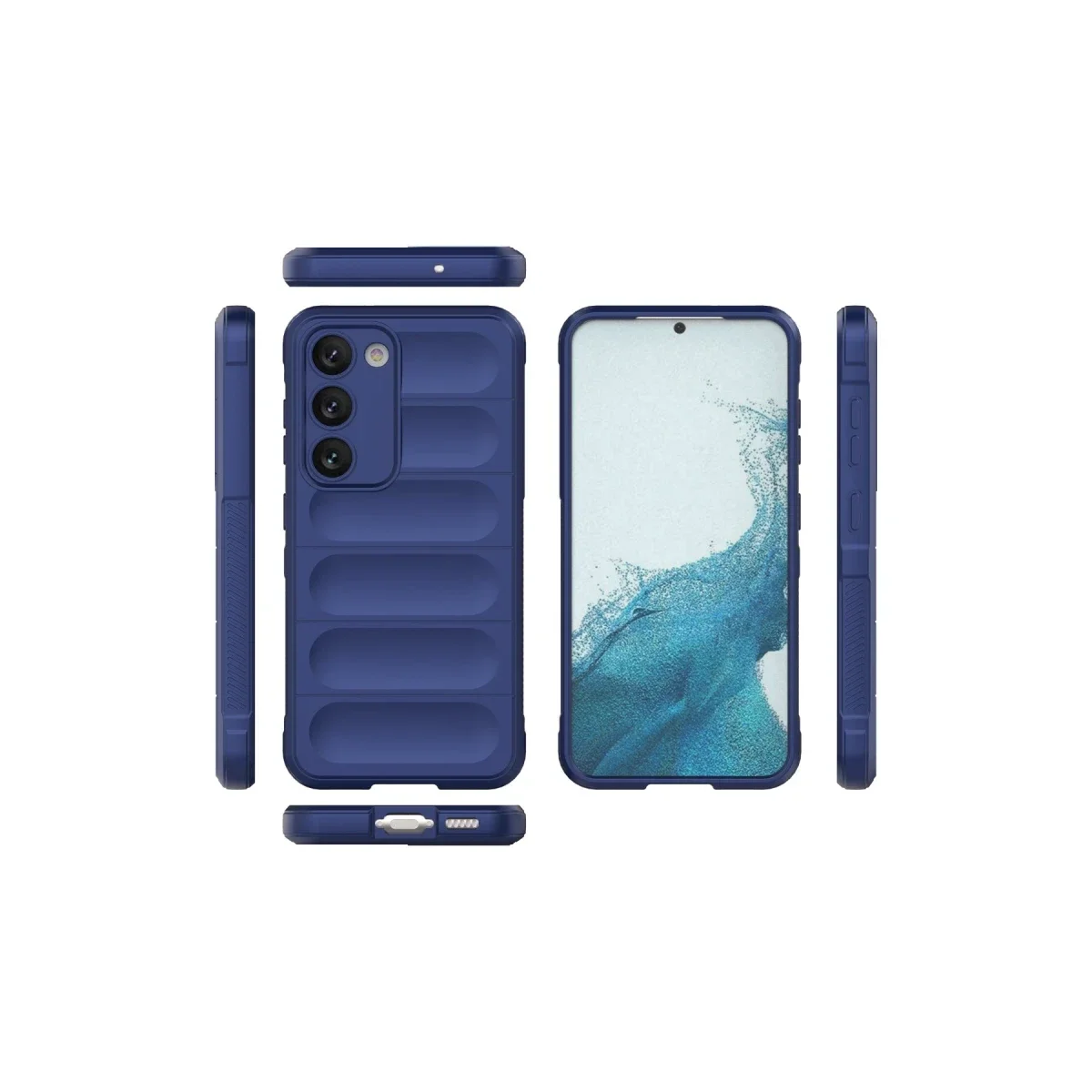 Samsung Galaxy S23 Plus Kılıf Optimum Silikon - Lacivert görsel 3