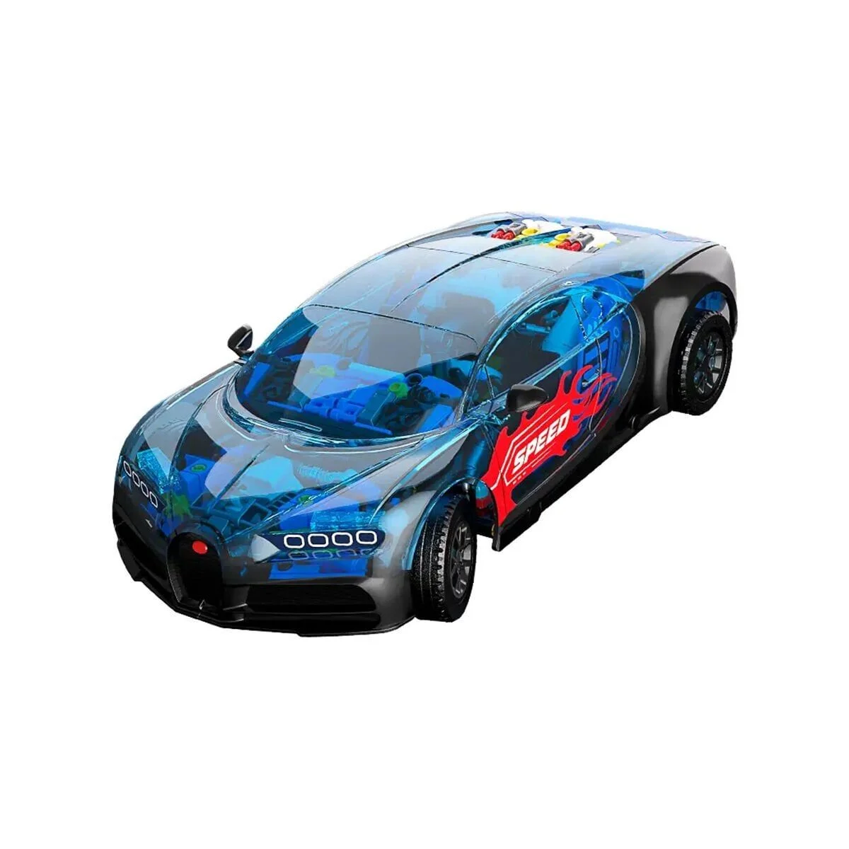 JK8808 Jaki Mekanik Bugatti Model Araba 798 Parça Block Oyuncak