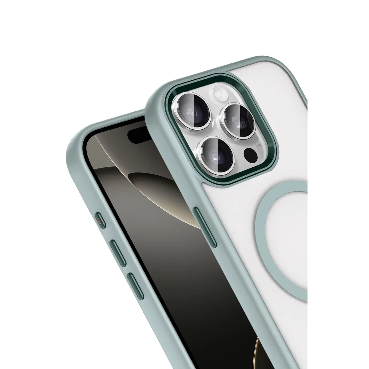 Joko Apple iPhone 15 Pro Max Terea Magsafe Kapak - Gri görsel 2
