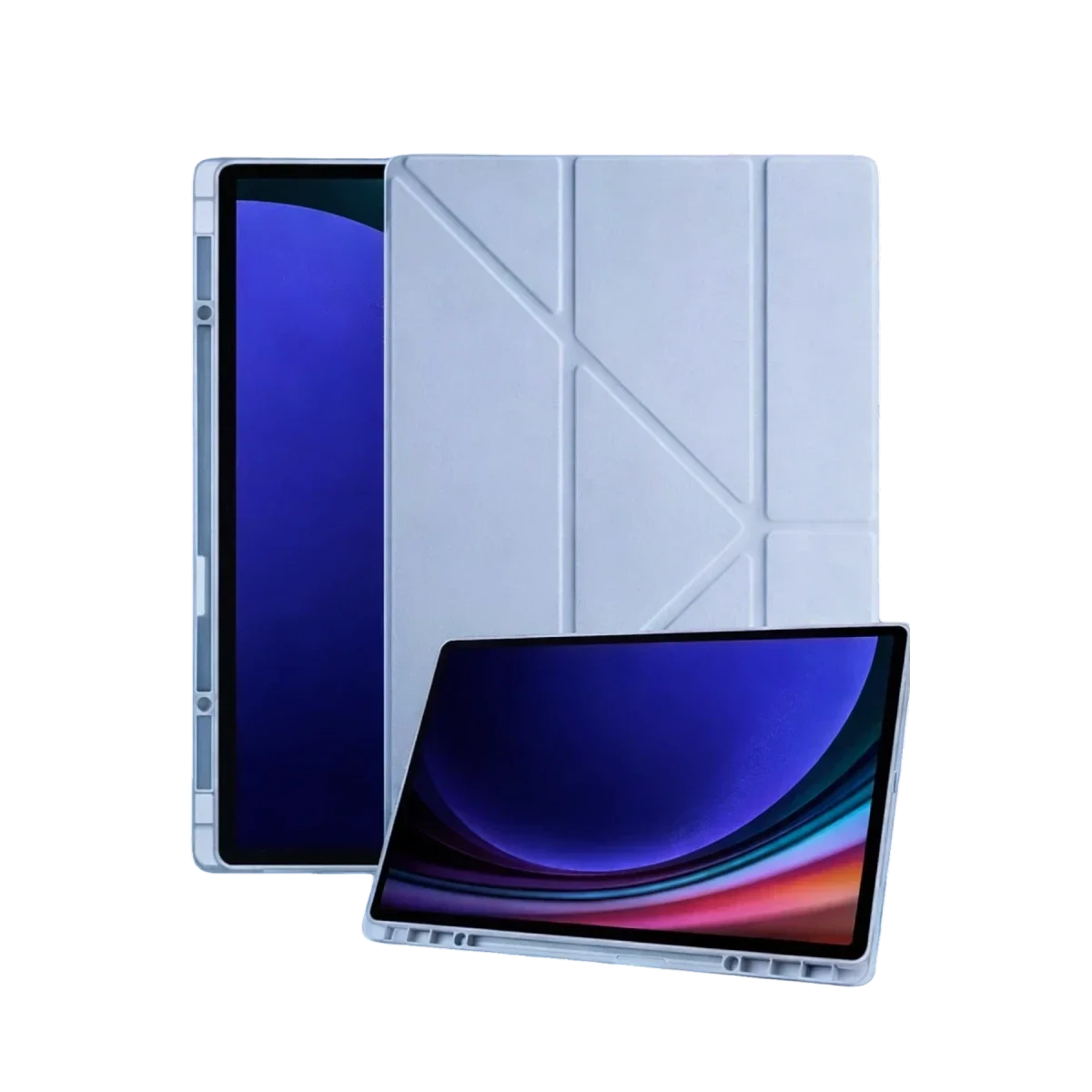 Samsung Galaxy Tab A11 Kalemlikli Mars Tablet Kılıfı - Mavi