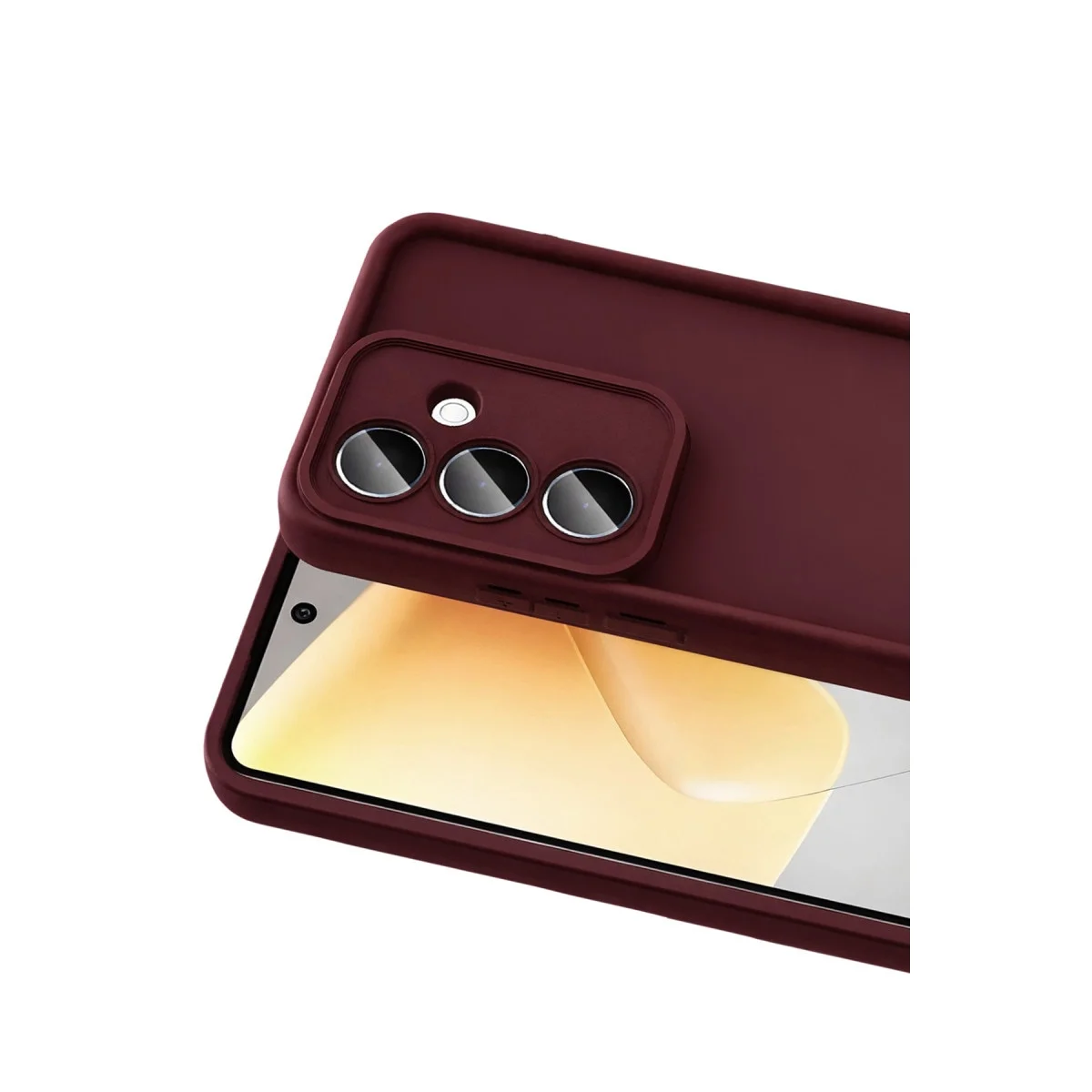 Samsung Galaxy A57 5g Viera Silikon - Bordo görsel 2