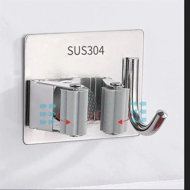 SN-26354 Kancalı Duvara Monte Süpürgee-Paspas Tutucu görsel 3