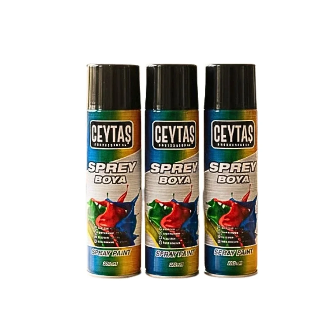 200 ml Siyah Sprey Boya ( 1 Adet)