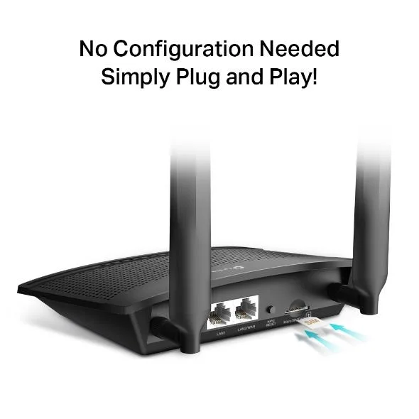 TL-MR100 300MBPS 3G/4G Kablosuz N Router görsel 3