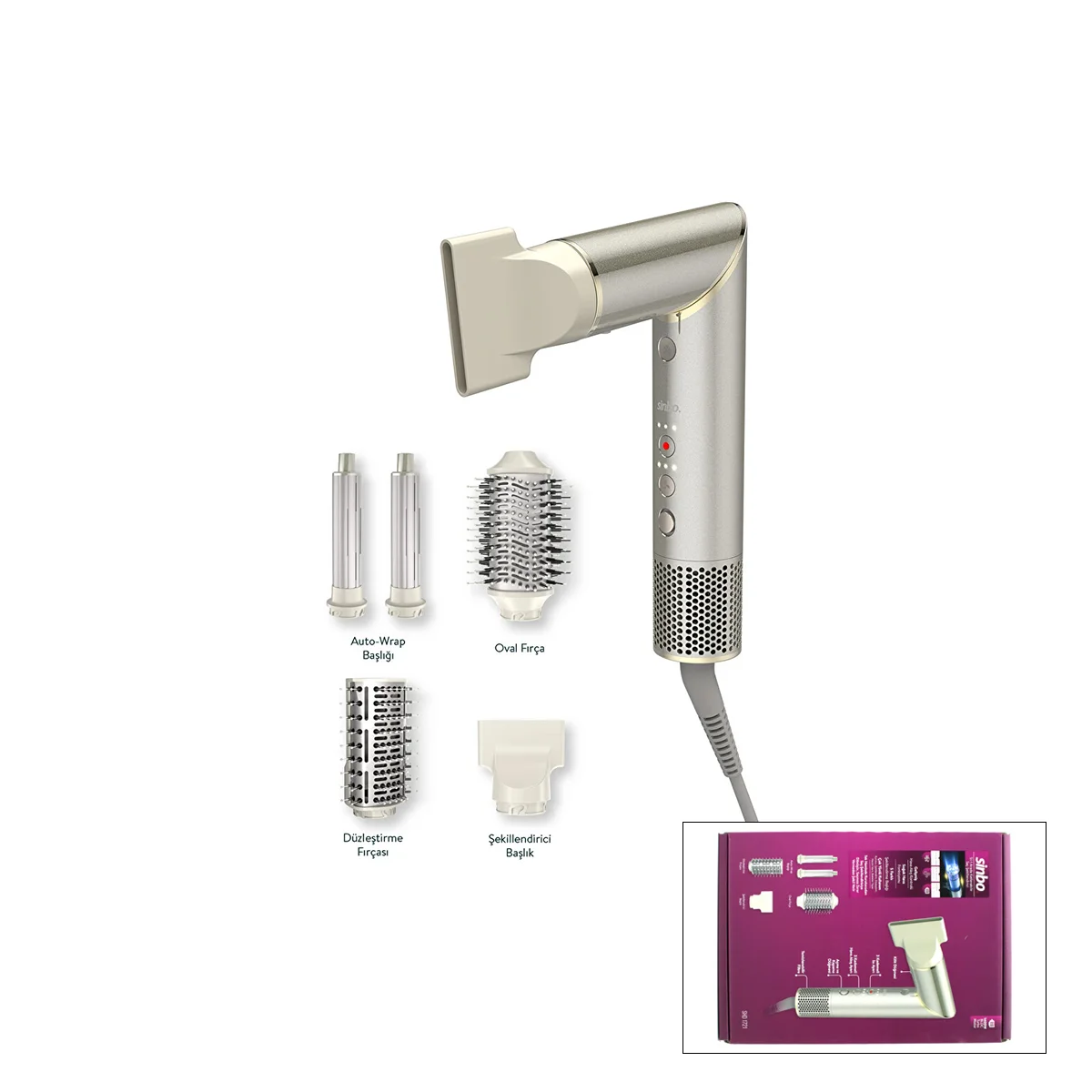Saç Şekillendirme Cihazı SHD-1721 görsel 2