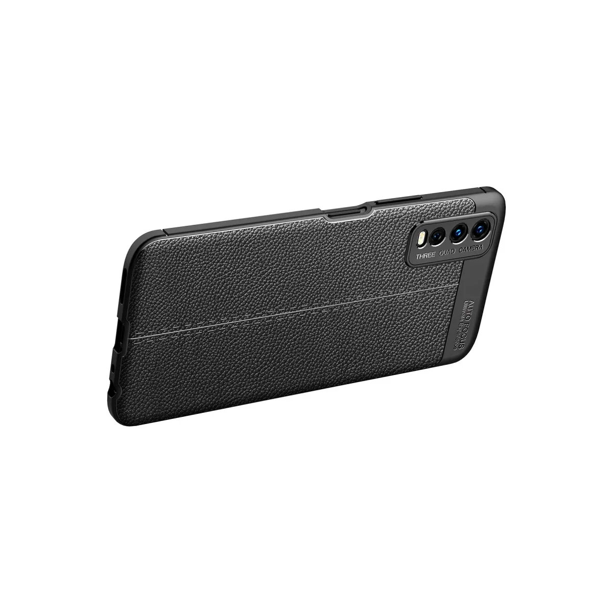 Vivo Y11S Kılıf Auto Focus Kapak - Siyah görsel 4