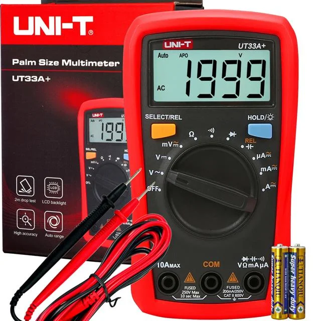Unit UT 33A+ 600V Dijital Multimetre Ölçü Aleti görsel 3