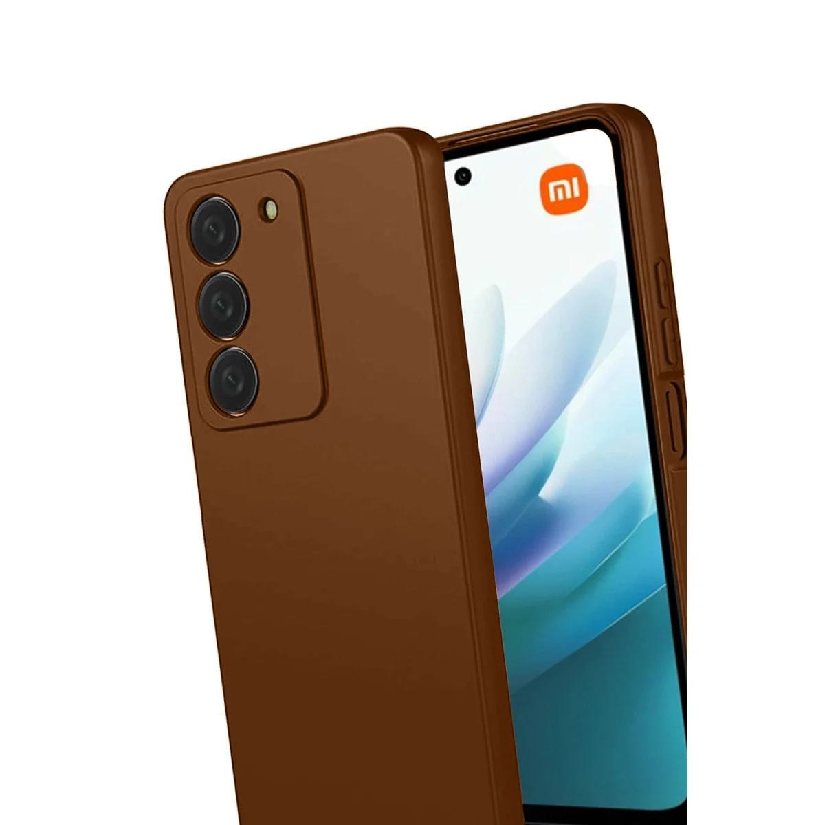 Xiaomi Redmi 15 4g First Silikon - Kahverengi görsel 3