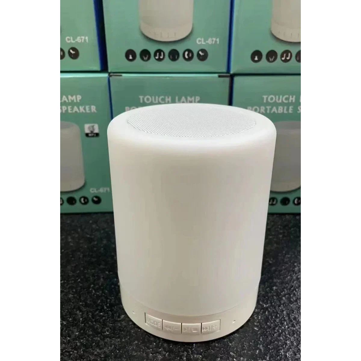 CL-671 Şarjlı Dokunmatik Gece Lambalı Bluetooth Hoparlör görsel 2