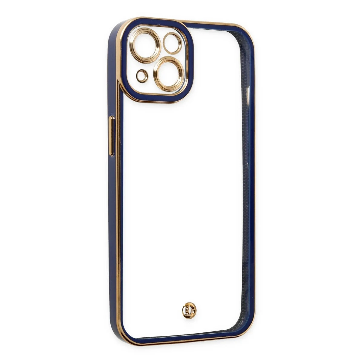 Apple İphone 14 Plus Kılıf Liva Lens Silikon - Mavi görsel 4