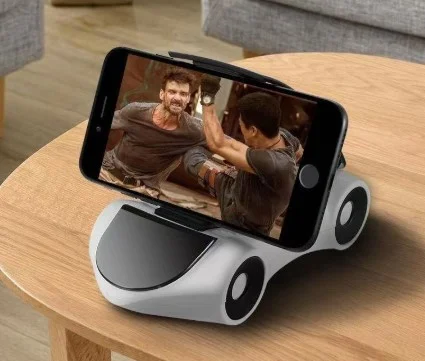 Araba Tasarımlı Araç İçi Telefon Tutucu 360 Dönebilen Ayarlı görsel 2