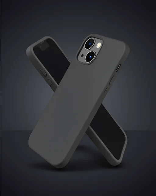 Apple İphone 13 Mini Kılıf First Silikon - Siyah