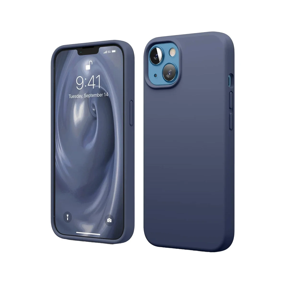 Apple İphone 14 Kılıf First Silikon - Lacivert
