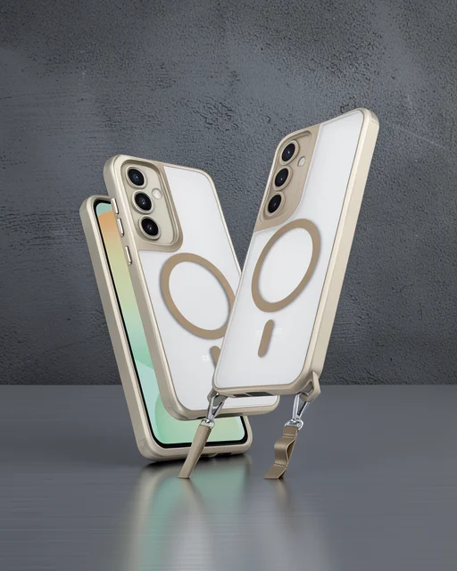 Samsung Galaxy S25 Kılıf Enka Magsafe Silikon Kılıf - Desert