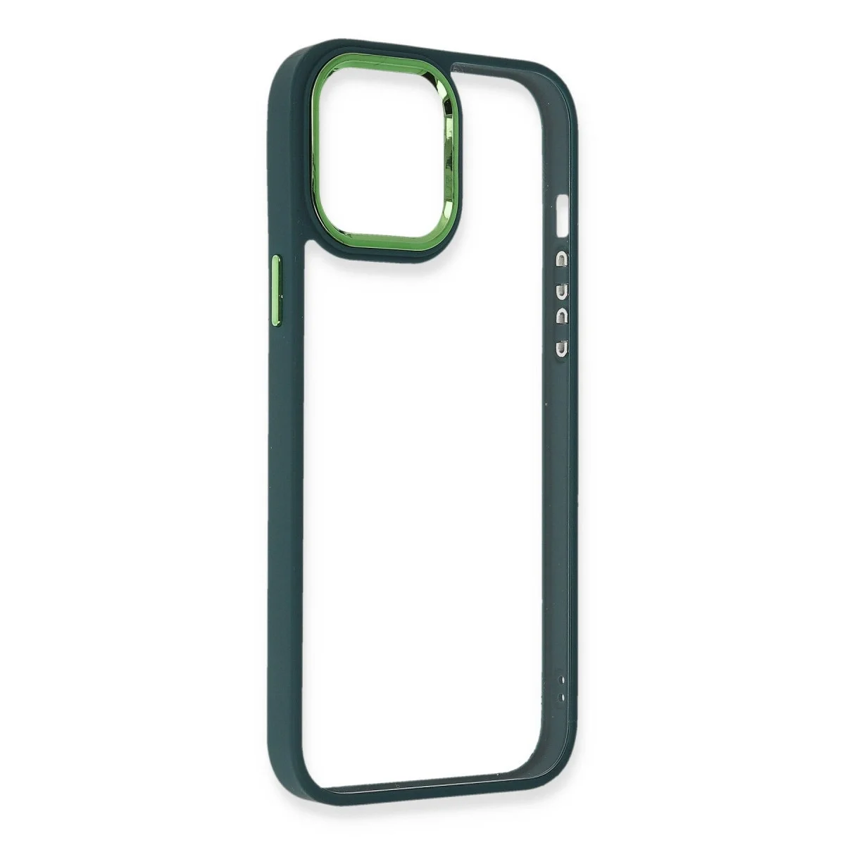 Apple İphone 14 Pro Kılıf Dora Kapak - Haki Yeşil görsel 4
