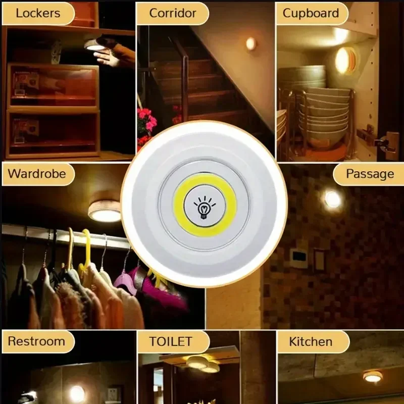 Uzaktan Kumandalı Yapışkanlı 3'lü Led Spot Lamba görsel 2