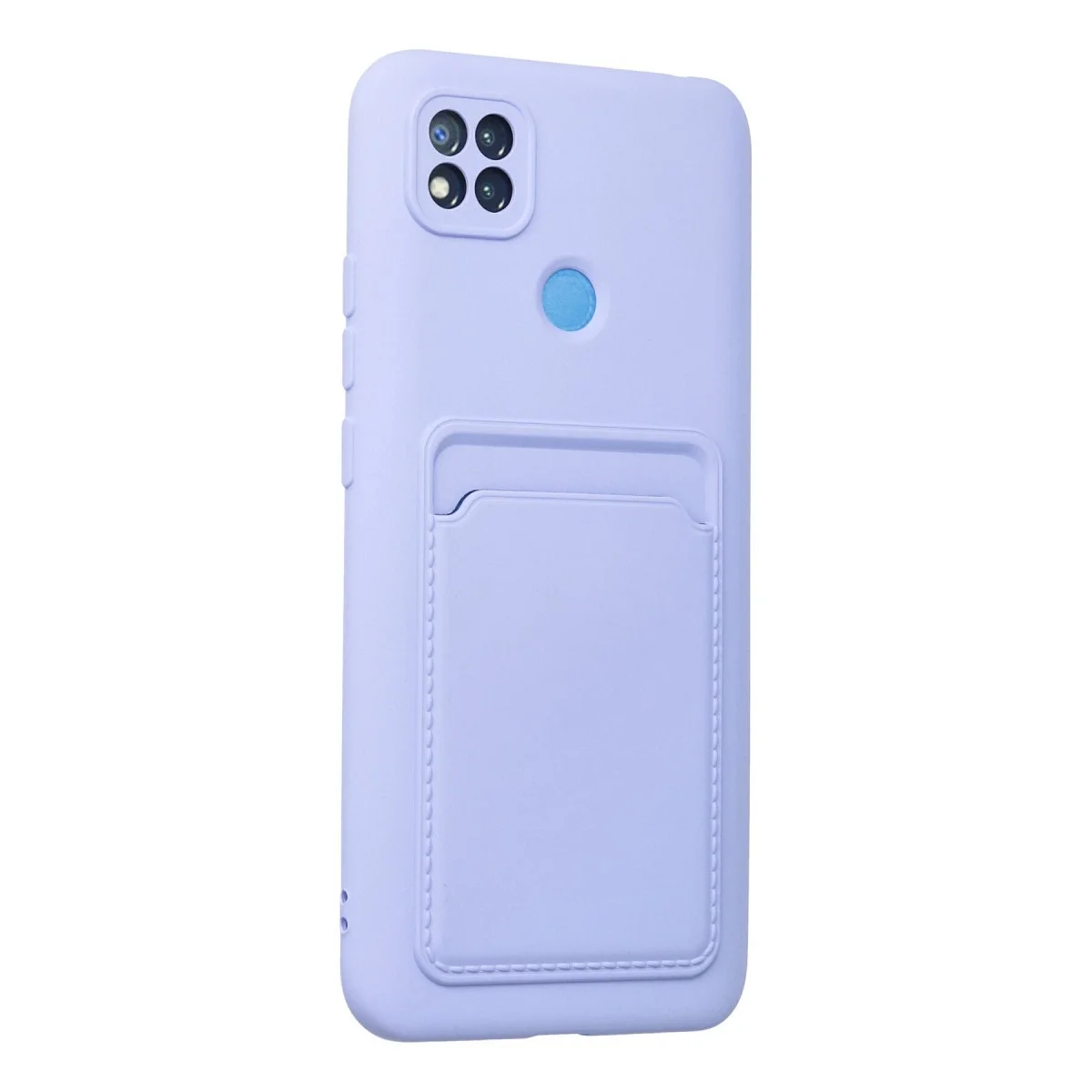 Xiaomi Redmi 9c Kılıf Kelvin Kartvizitli Silikon - Lila görsel 2