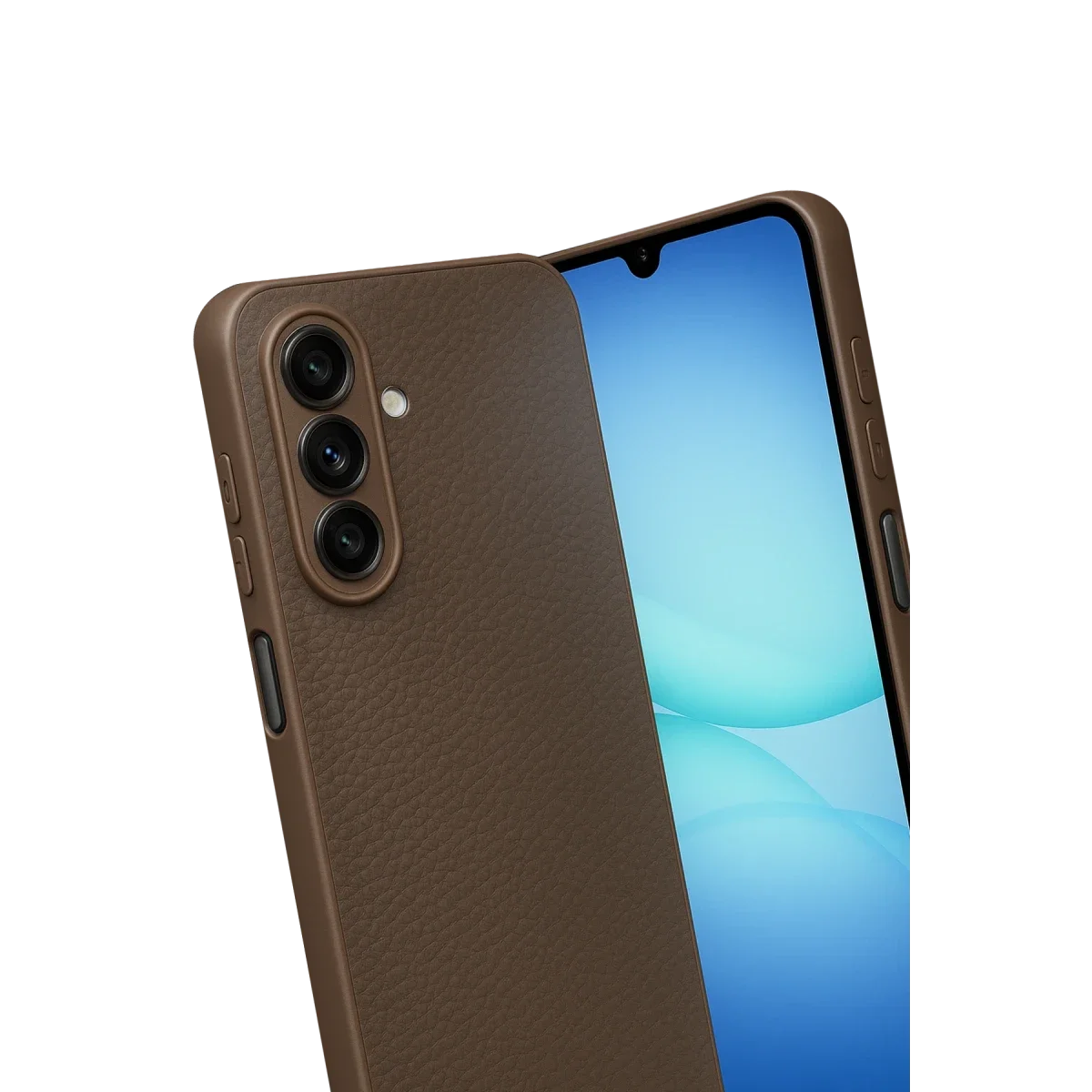 Samsung Galaxy A17 5G Thermax Silikon Kılıf - Kahverengi görsel 2