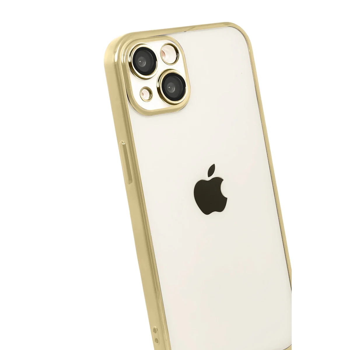 Apple İphone 15 Razer Lensli Silikon - Gold görsel 3
