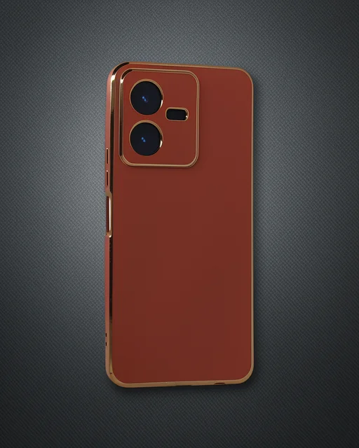 Vivo Y22 2022 Kılıf Volet Silikon - Kırmızı
