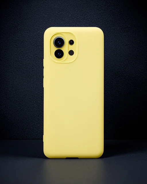 Xiaomi Mi 11 Kılıf Nano İçi Kadife Silikon - Sarı