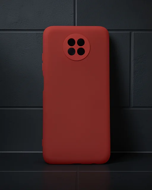 Xiaomi Redmi Note 9 5g Kılıf Nano İçi Kadife Silikon - Kiremit